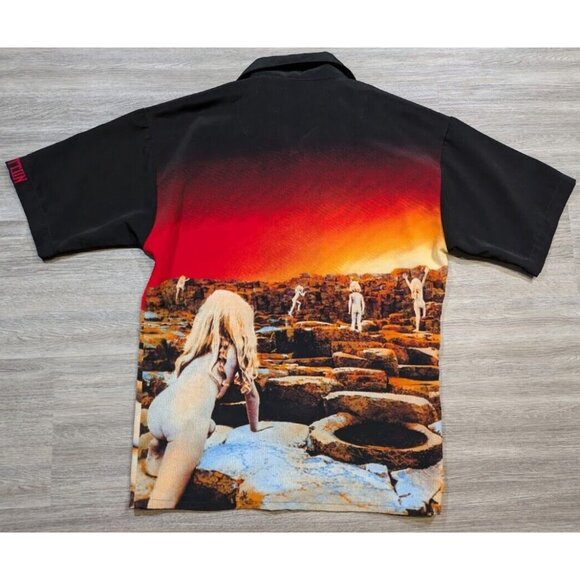 LED ZEPPELIN Houses of the Holy 2003 Myth Gem Bravado Button Shirt Vintage - Picture 6 of 8